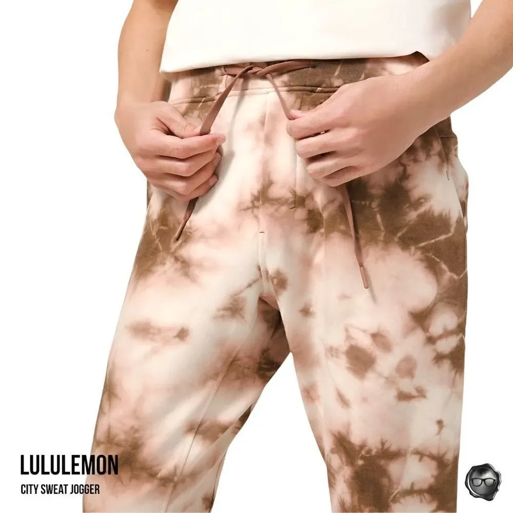 LULULEMON CITY SWEAT JOGGER EARTH DYE / TIE DYE SWEATPANTS MEN’S SIZE SMALL NWT
